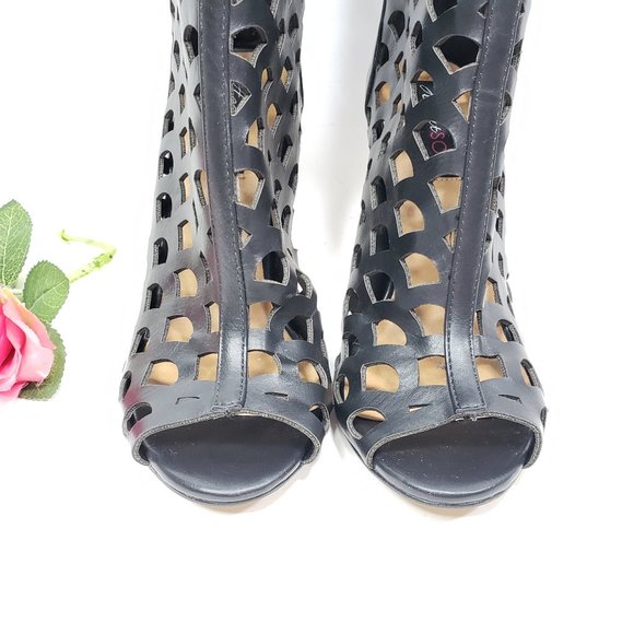 HeartSoul Lattice Cutout Boots New, 7.5 - Picture 6 of 16